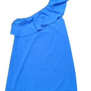 Elegant Blue One-Shoulder Dress By Sugarlips Juniors Size XS